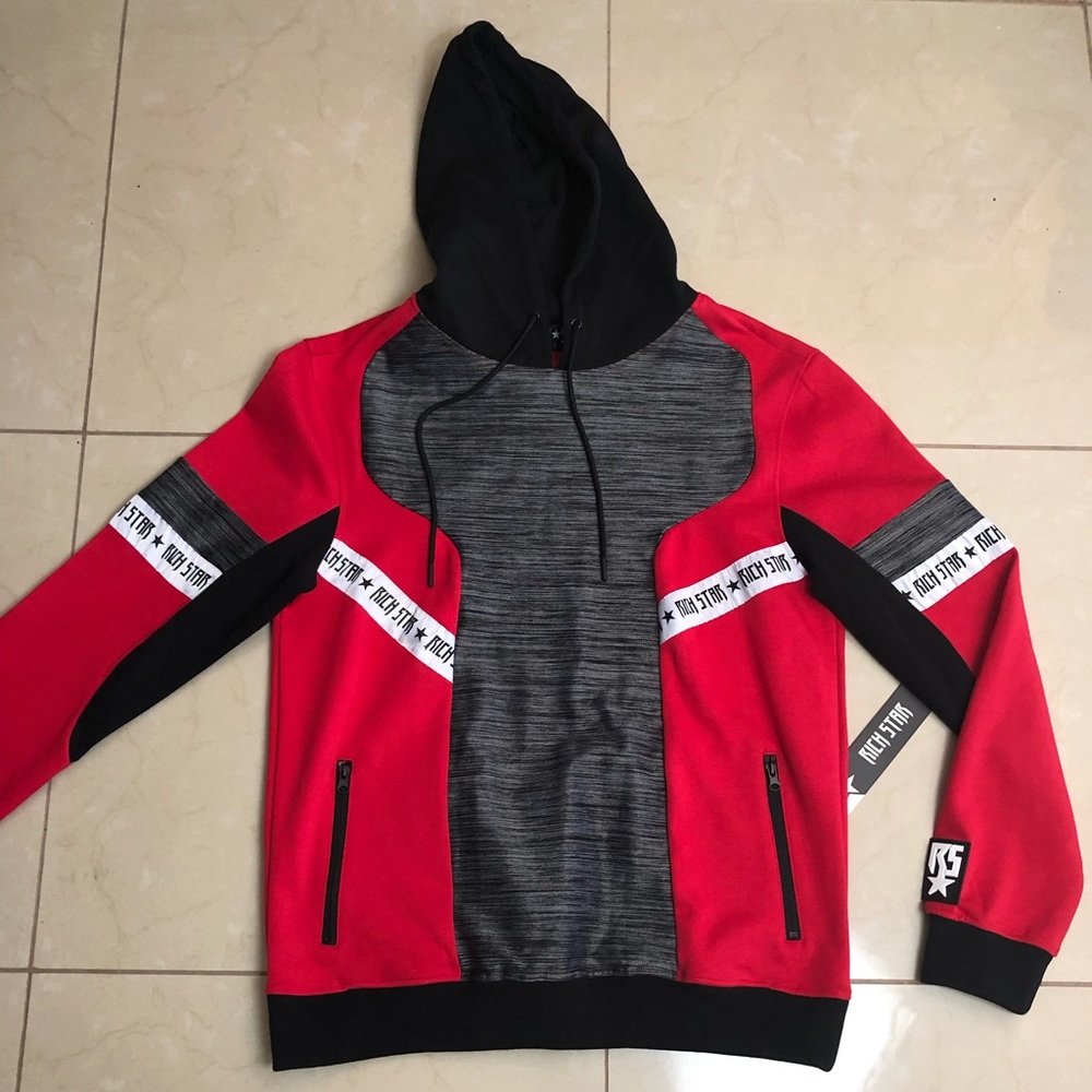 Rich star hoodie size large